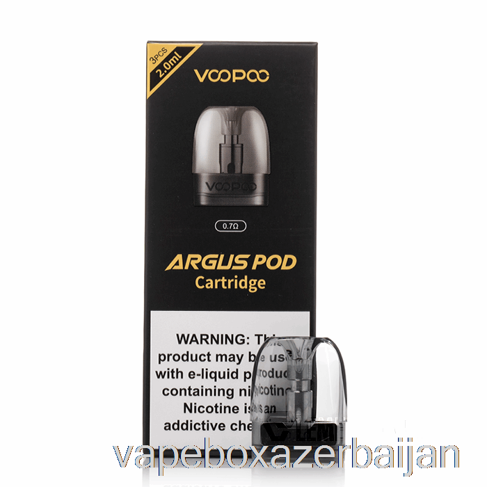 E-Juice Vape VOOPOO ARGUS POD Replacement Pods 0.7ohm Pods
